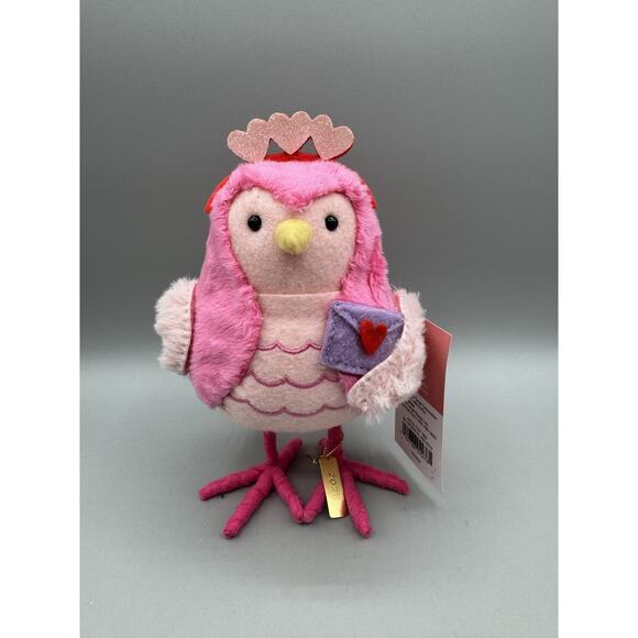 SPRITZ 2025 TARGET BIRD Valentine’s Day Pink TOOTS Hearts Headband Flamingo Love - Picture 1 of 8